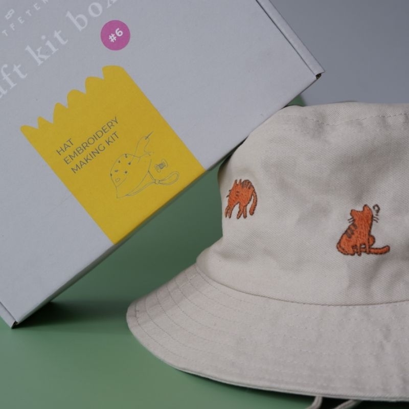 ชุดปักหมวก-ลาย-pattern-ปักเต็มใบ-hat-embroidery-kit