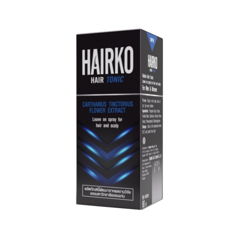 hairko-hair-tonic-สเปรย์บำรุงเส้นผมและหนังศีรษะทุกปัญหา-ผมหงอก-ผมร่วง-เร่งผมยาว-คันศีรษะ-60-มล-มีงานวิจัยรองรับ-1-ขวด