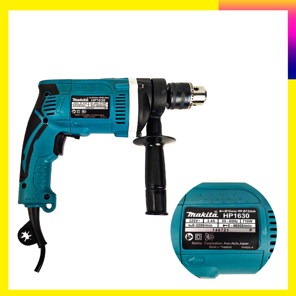 makita-สว่านกระแทก-13mm-รุ่น-m1630-สินค้ามีประกัน3เดือนทุกชิ้นครับ-aaa