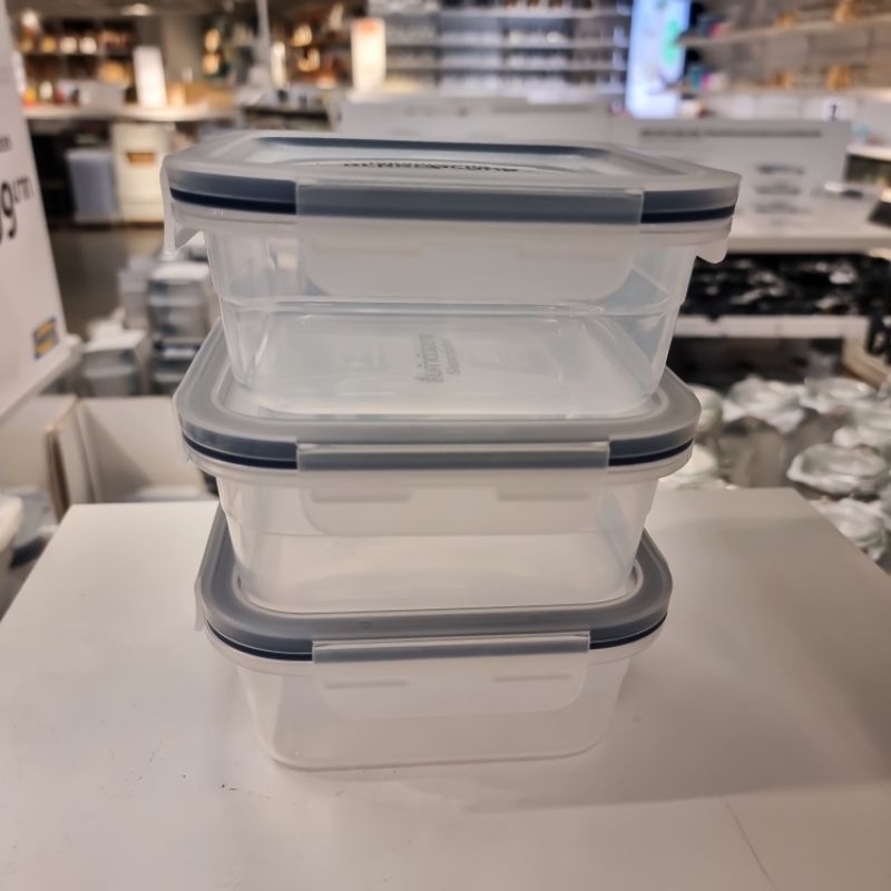 ikea-แท้-กล่องอุ่นอาหาร-ไมโครเวฟ-กล่องเก็บอาหาร-พร้อมฝากปิด