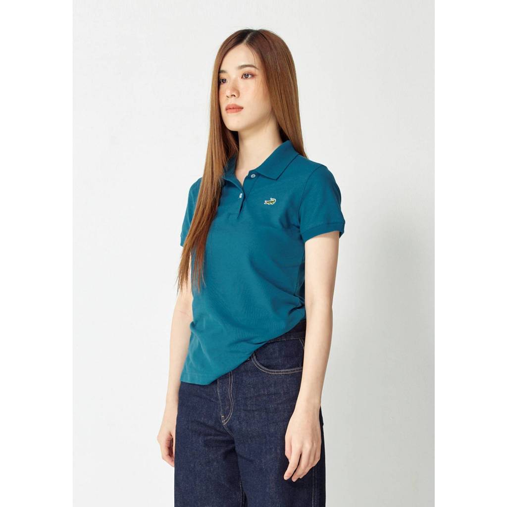 Green cheap womens polo