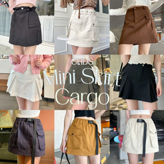 Choosedress A0515 CHDS Mini Skirt Cargo (Old-School Mini Skirt Cargo) รวมกระโปรงคาร์โก้ Y2K A0518,A0533,A0534,A0536