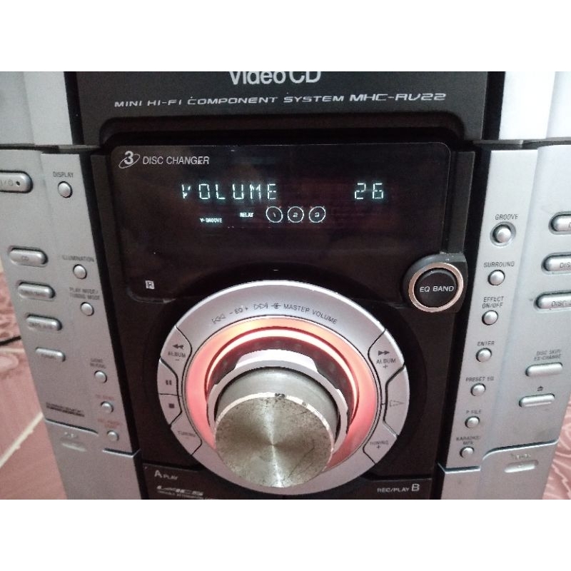เครื่องเสียงโซนี่ มือสอง Sony HCD-RV22 (120W+120W RMS) (พร้อมรีโมทตรง ...