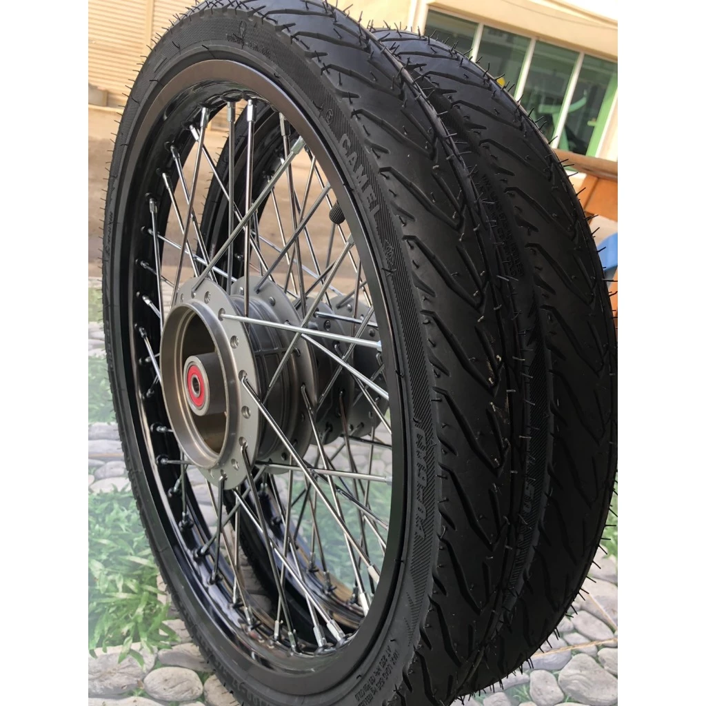ชุดล้อสีดำ 1.4 * 17 สำหรับมอเตอร์ไซค์ Honda Wave