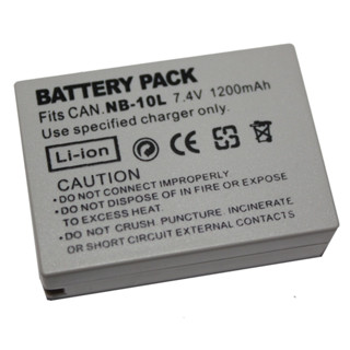 แบตเตอรี่กล้อง รหัสแบต NB-10L,NB10L 1200mAh แบตกล้องแคนนอนcanon for Canon Powershot G15 G16 G3X Canon SX50HS SX60HS ...