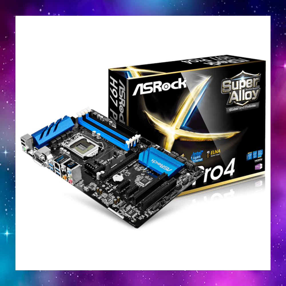 MAINBOARD (เมนบอร์ด) 1150 ASROCK H97 PRO4 SOCKET1150 GEN4