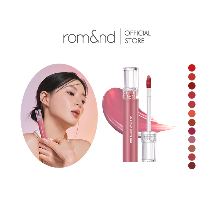 [rom&nd official] NEW_rom&nd Glasting Water Tint 4g 7 Colors | Shopee ...