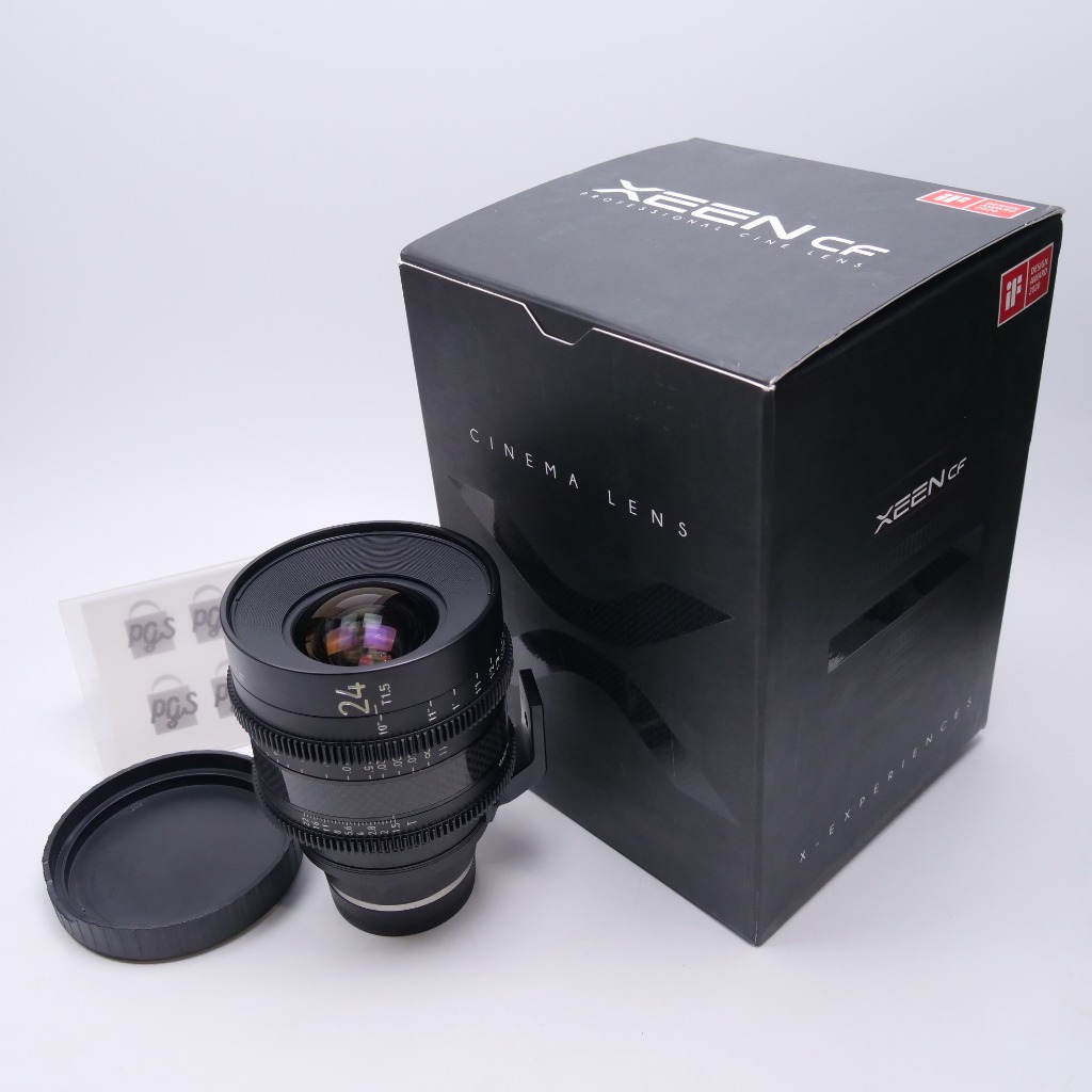 XEEN Cinema 24mm T1.5 Objektiv – Vollformat, MFT Mount, Für Film & Video, Mit Follow Focus