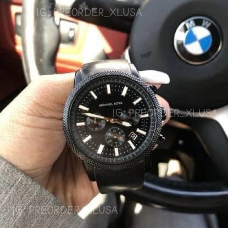 นาฬิกา Michael Kors Scout Chronograph Black Dial Watch - MK8317 
