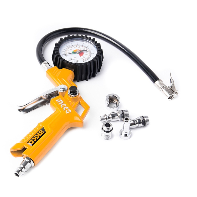 INGCO ATG0601 ที่เติมลมยาง พร้อมเกจวัด แรงดันลมสูงสุด 12 บาร์ (174 PSI ...