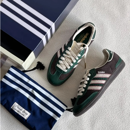 notitle x adidas originals Samba OG green ของแท้ 100 Shopee Thailand