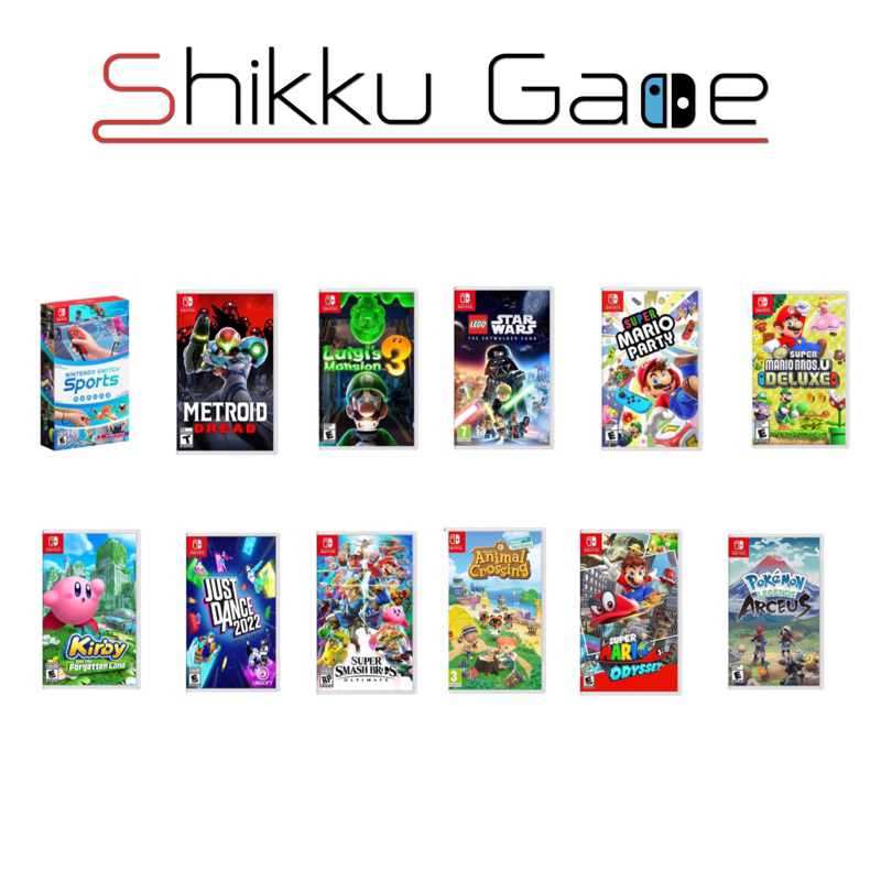 Nintendo Switch Game Set A มือ1 (⌛️= รอสินค้าประมาณ)1-3 Mario,kirby ...