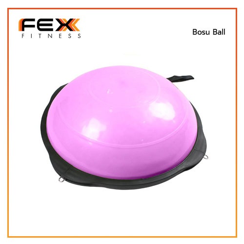 fex-fitness-bosu-ball-ลูกบอลครึ่งวงกลม-โบซูบอล-สีชมพู