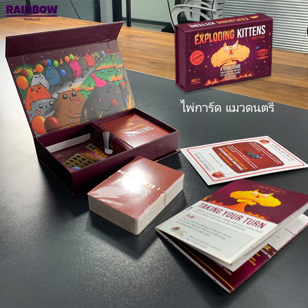 Exploding Kittens Card Game-Party Pack Exploding / Imploding ...