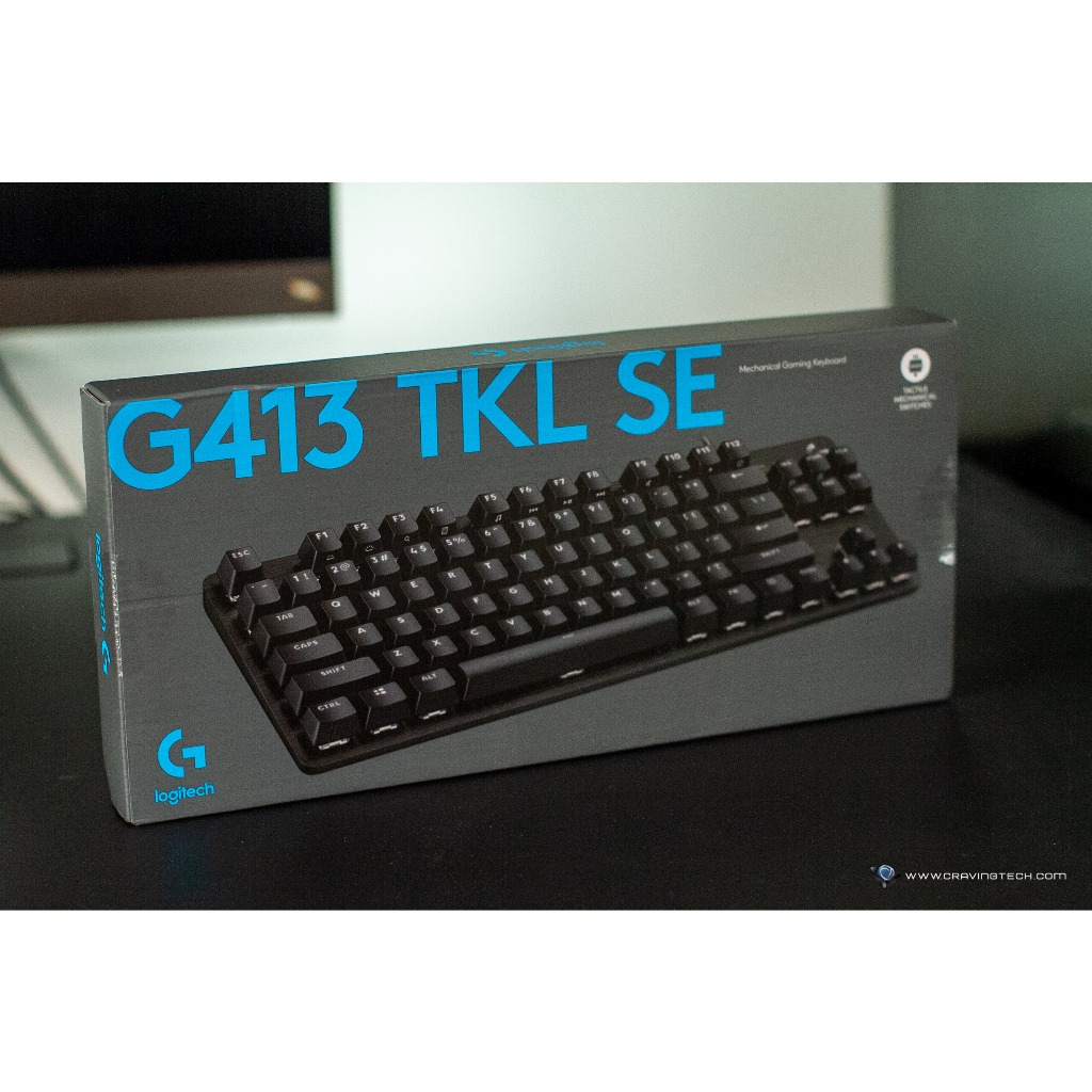 คีย์บอร์ดเกมมิ่ง Logitech Gaming Keyboard G413 TKL SE Mechanical