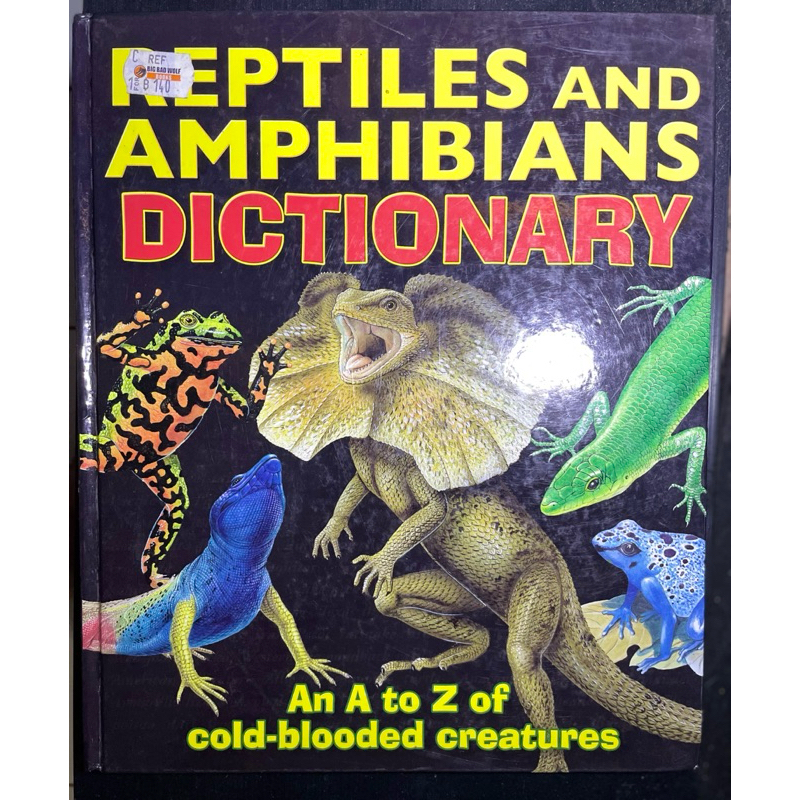 Reptiles and Amphibians Dictionary An A to Z of ColdBlooded Creatures By Clint Twist Shopee