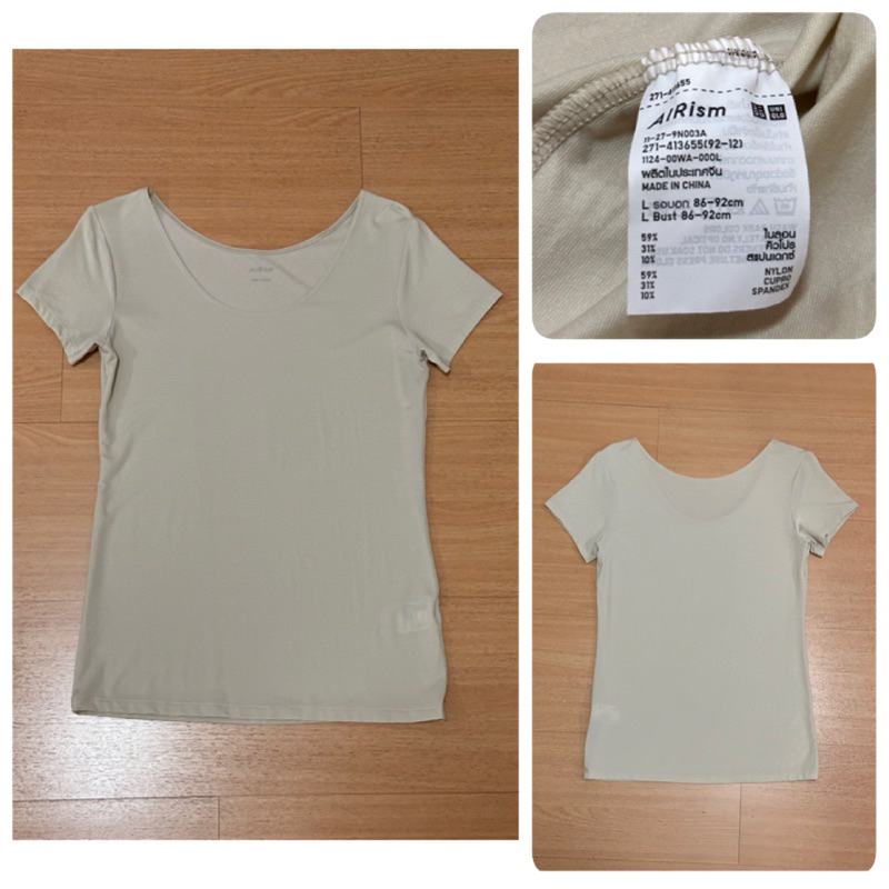 ส่งต่อ เสื้อยืด Uniqlo AIRism size L Shopee Thailand