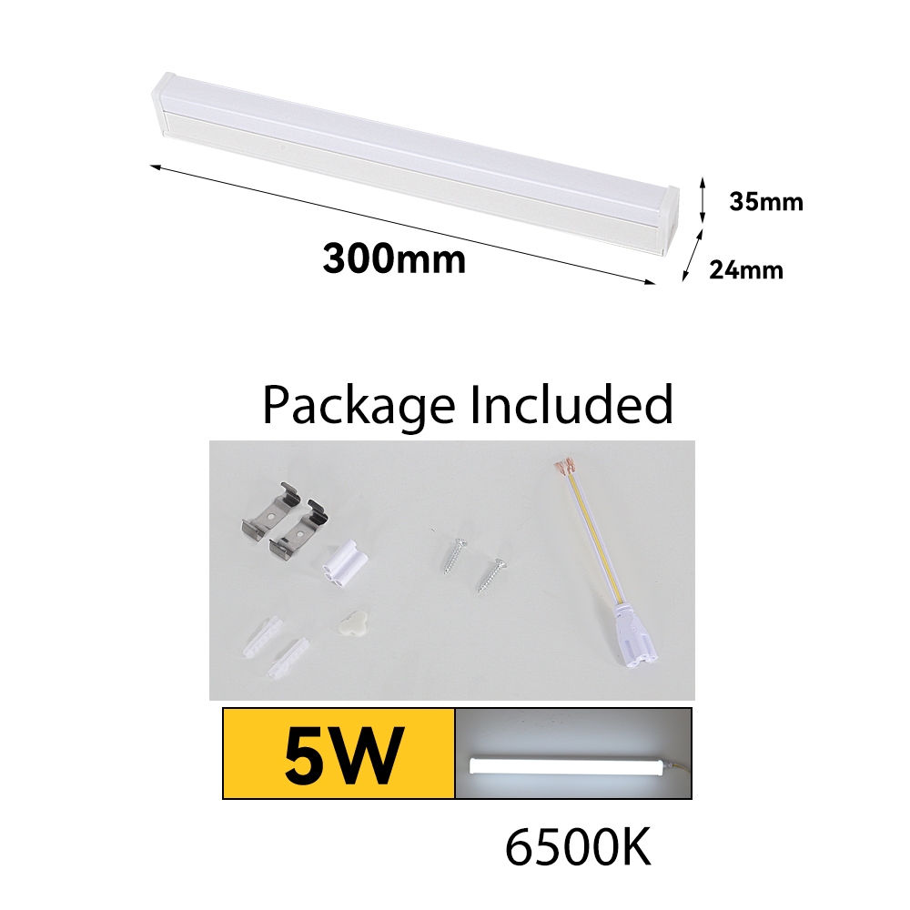 หลอด LED T5 5 10 16 18 20W ซุปเปอร์ไบรท์ ติดตั้งง่าย สามารถเชื่อมต่อได้ ...