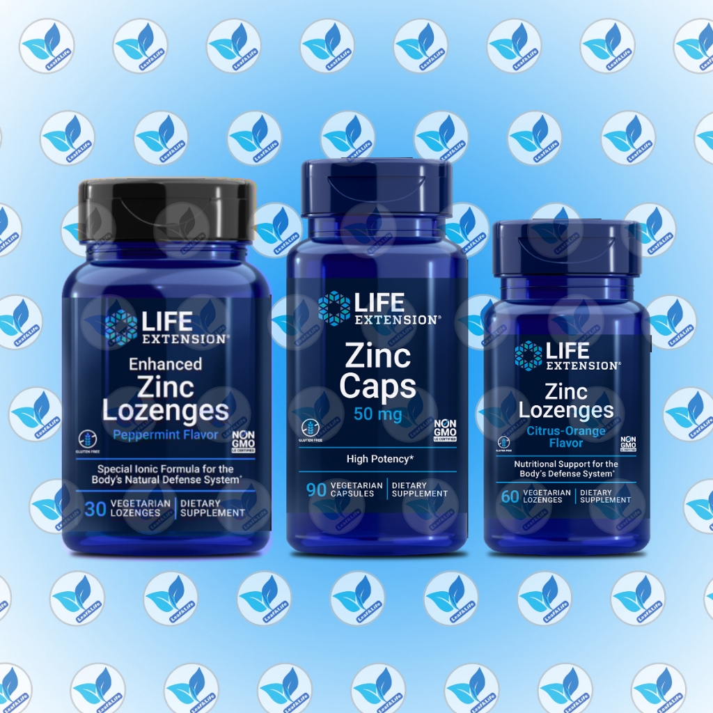 Pastilles De Zinc Life Extension - Boîte De 60 - Complément Alimentaire - Neuf Sous Blister
