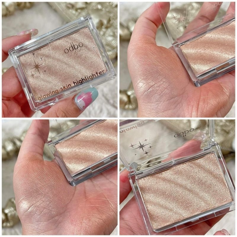 odbo glowing skin highlighter โอดีบีโอ โกลววิ่ง สกิน ไฮไลท์เตอร์(1 ชิ้น) |  Shopee Thailand