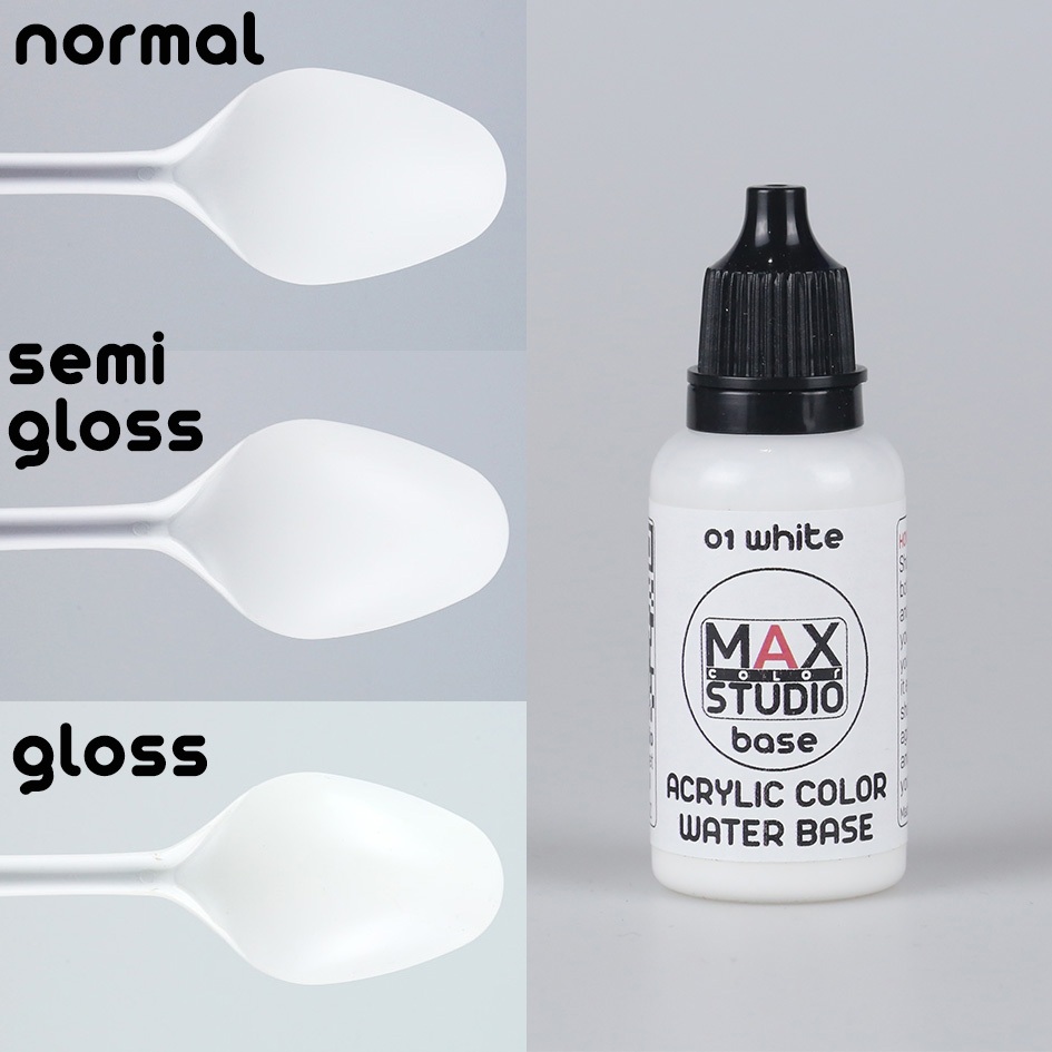 สีอะคริลิคสูตรน้ำ สำหรับงานโมเดลโดยเฉพาะ MAX Color Studio Acrylic Color ...