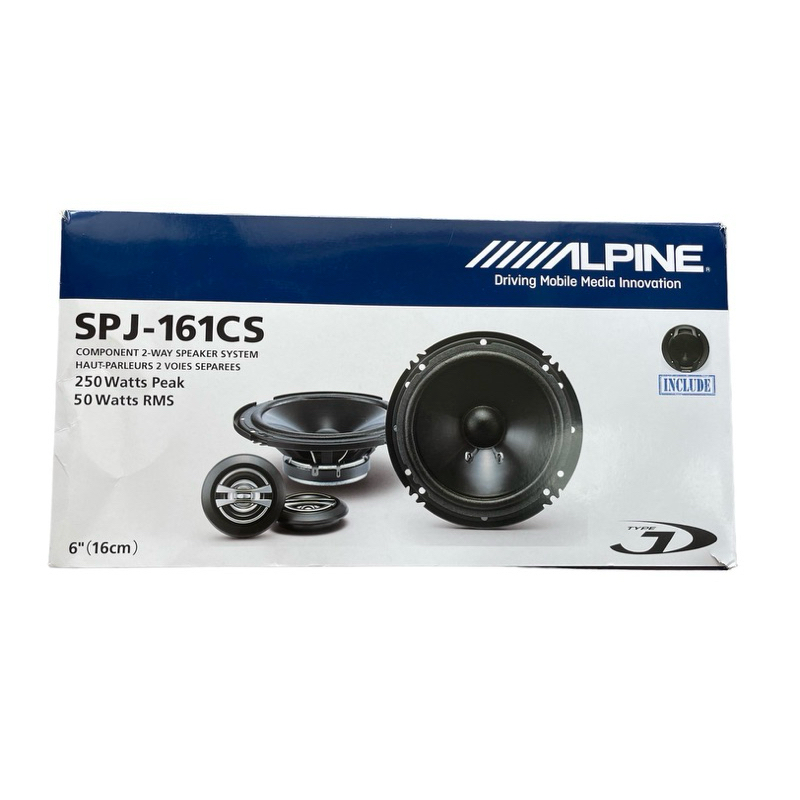 Alpine SPJ-161CS Component Speakers main image 1