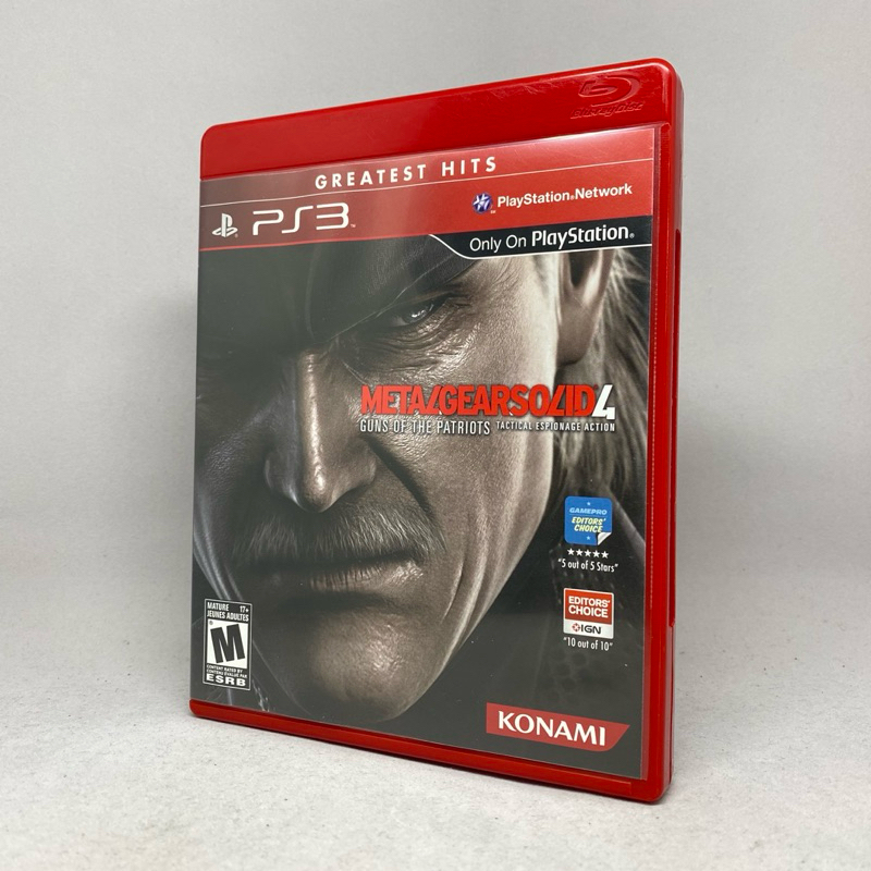 Jeu Metal Gear Solid 4 Guns Of The Patriots – PS3 Version NTSC-J (Japon), CD Seul Bon état