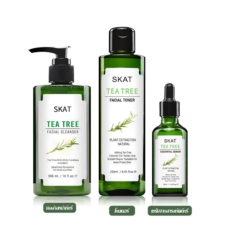 SKAT Tea Tree Special Set ชุดดูแลสำหรับคนที่มีปัญหาสิว สูตรอ่อนโยนผิว ...