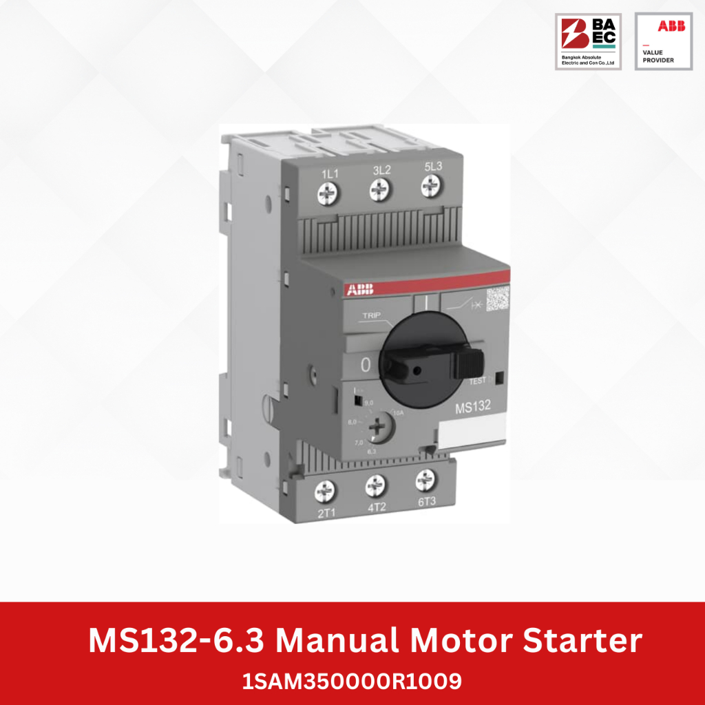 ABB MS132-6.3 Manual Motor Starter | Shopee Thailand