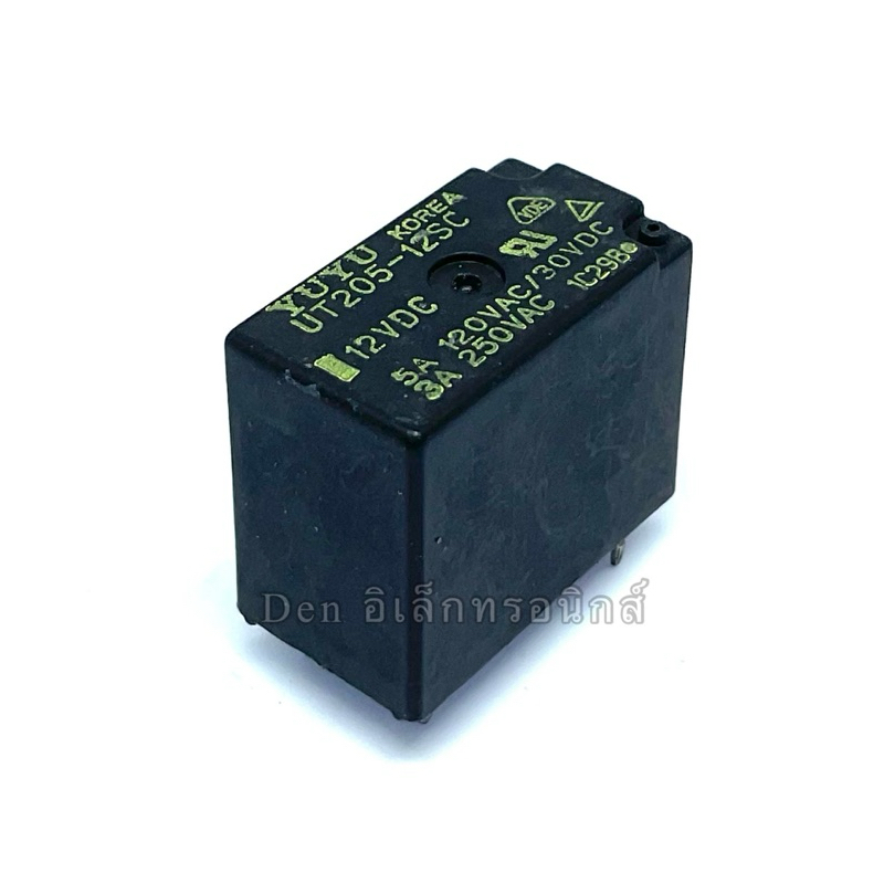 UT205-12SC 5ขา 12VDC YUYU 5A120VAC/30VDC 3A250VAC สินค้าพร้อมส่ง ออกบิล ...