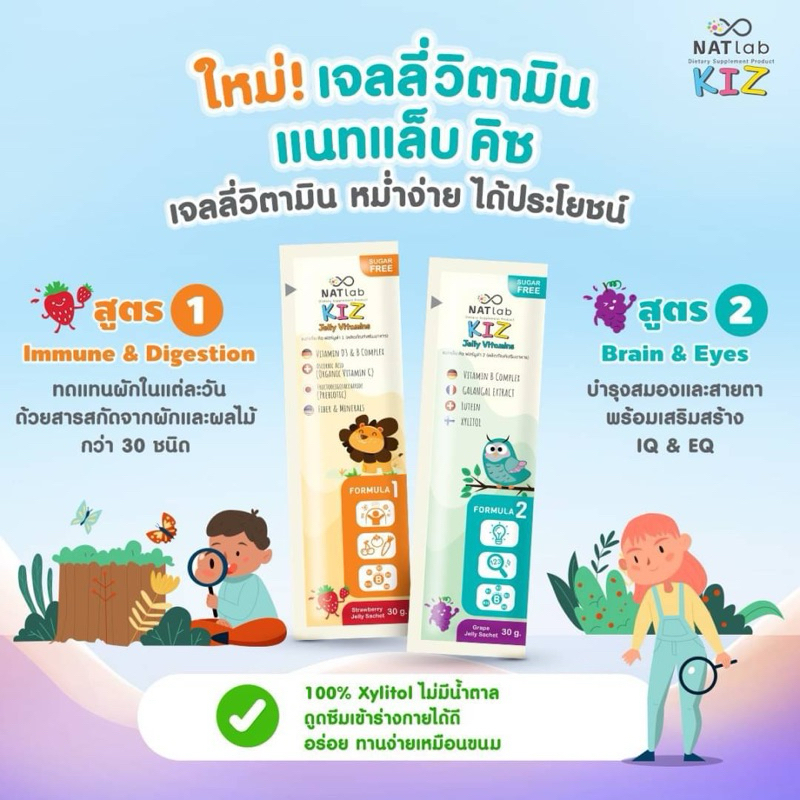 Natlab เจลลี่ วิตามิน | Shopee Thailand