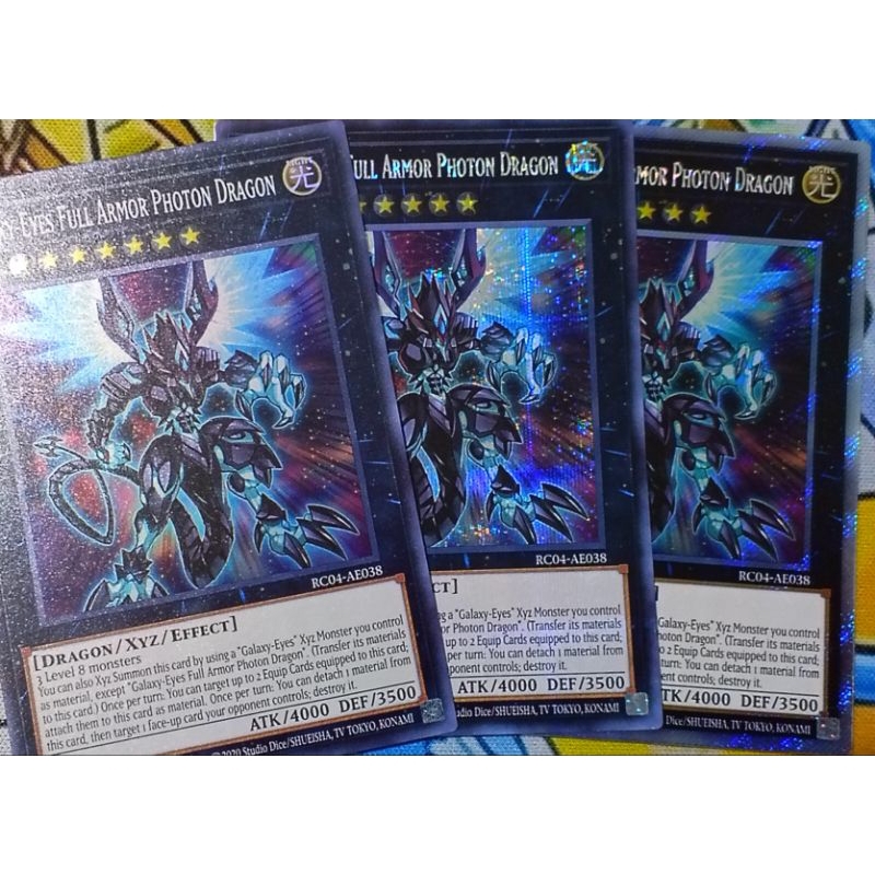 Yu-Gi-Oh [Asia-Eng] Galaxy-Eyes Full Armor Photon Dragon [RC04-AE038 ...