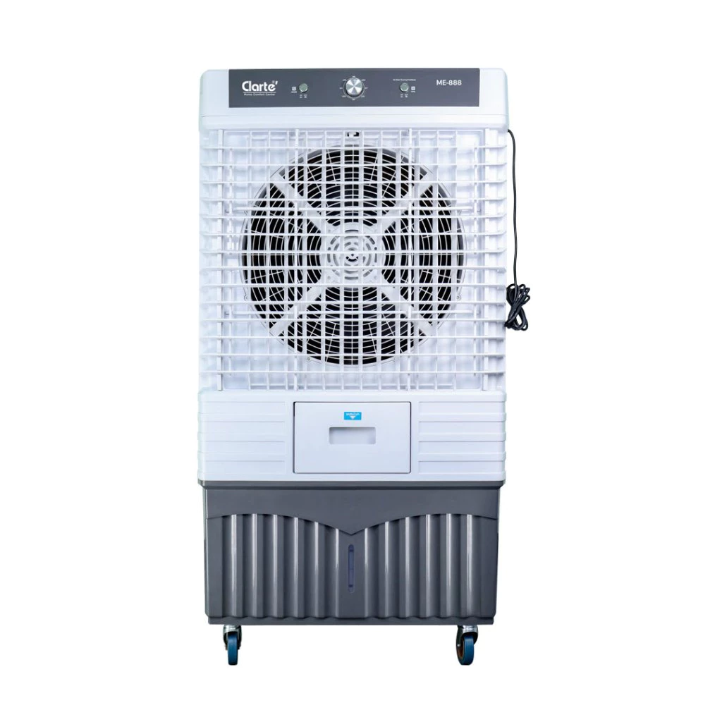 Clarte’ พัดลมไอเย็น รุ่น CTME-888 ความจุ 140 ลิตร เย็นทั่วถึง เหมาะสำหรับพื้นที่ขนาดใหญ่ โรงงาน และห้องประชุม