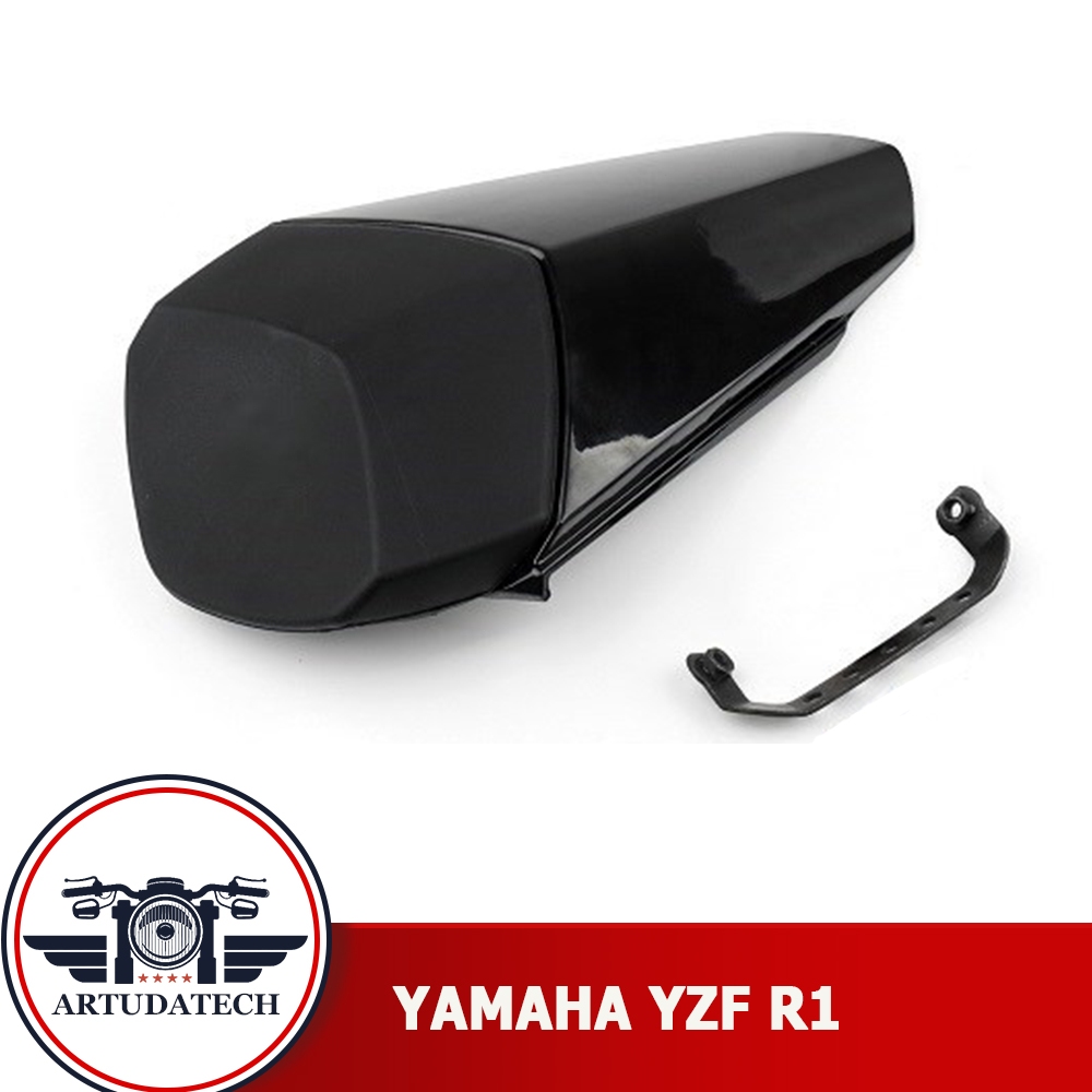 Classic Black Motorcycle Seat Cover For YAMAHA XJ 550 - Includes Strap