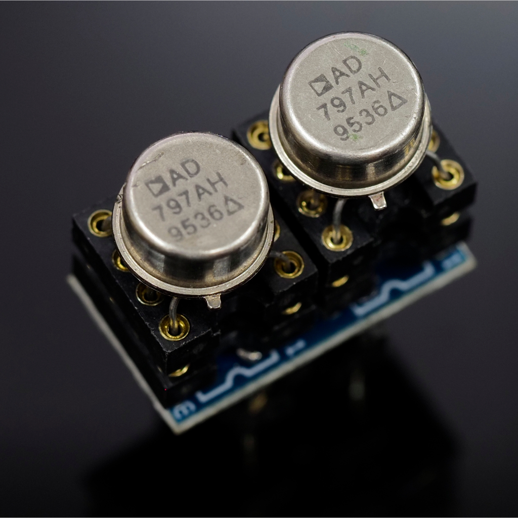 Single OP-AMP ออปแอมป์ AD797AH ตัวถังเหล็ก ผลิตที่ U.S.A. (ขายเป็นเซ็ต ...