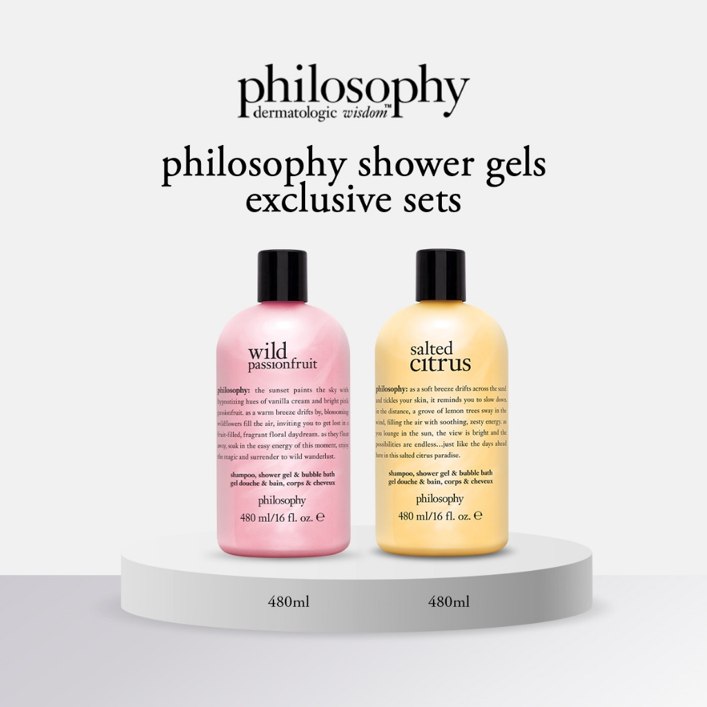 [Exclusive Set] philosophy shower gels exclusive sets Shopee Thailand