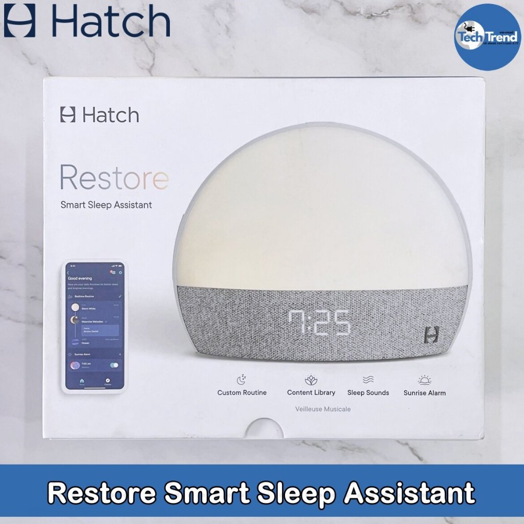 (Hatch) Restore 1 Smart Sleep Assistant with Sound Machine and Sunrise ...