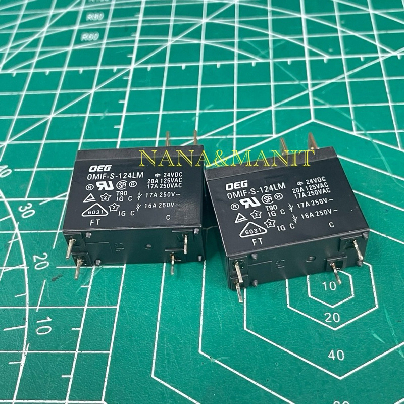 OMIF-S-124LM 24VDC ใช้กับบอร์ด แอร์ ตู้เย็น เครื่องซักผ้า ไมโครเวฟ ราคา ...
