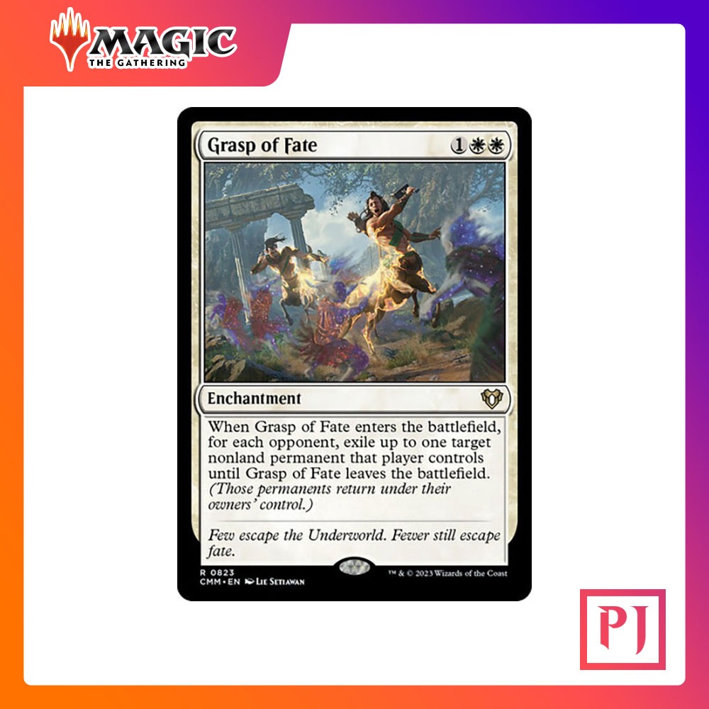 [MTG] Grasp of Fate [CMM] [WHITE] [RARE] [NORMAL] [ENG] (การ์ดเมจิค ...