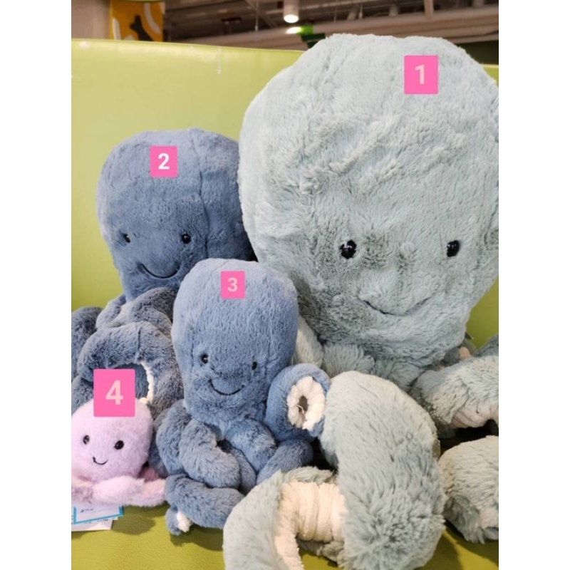(ของแท้ 100%) Jellycat storm octopussmall 23 cm | Shopee Thailand