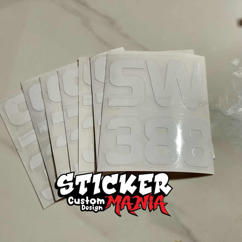 สติกเกอร์sw388 sw388 sticker สติกเกอร์แต่งรถ spoon | Shopee Thailand