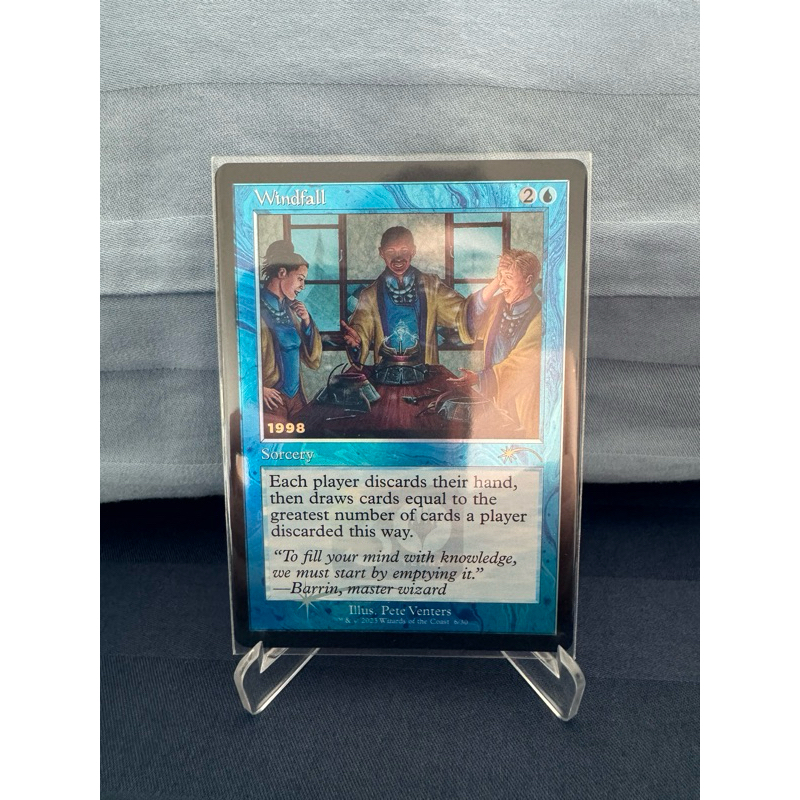 MTG Promotional: Windfall (30th Anniversary Foil) | Shopee Thailand