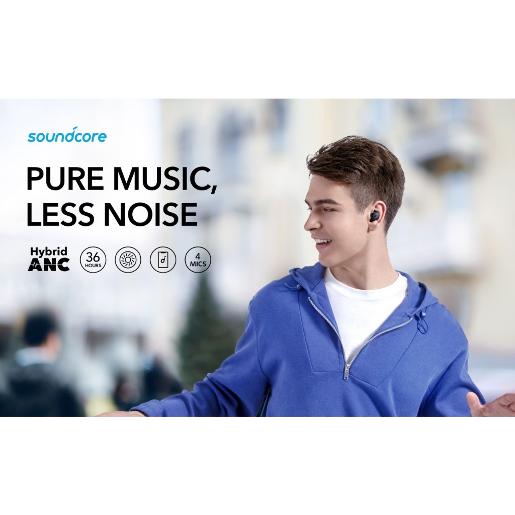 Soundcore Life Dot 3i หูฟังบลูทูธไร้สาย ลดเสียงรบกวน headphone Bluetooth 5.2 หูฟังบลูทูธไร้สาย หูฟังตัดเสียงรบกวน