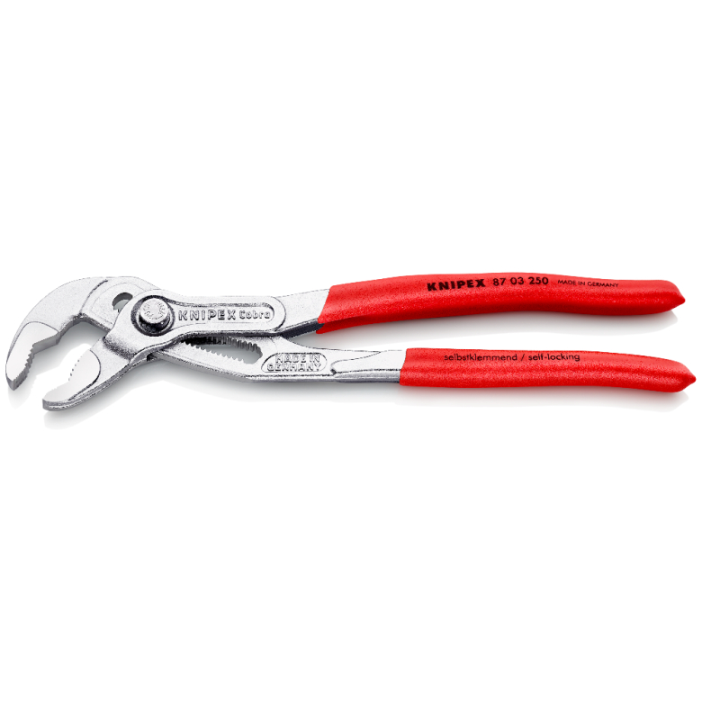 KNIPEX Cobra Water Pump Pliers Set – Chrome Vanadium, High-Tech Grip, 2-Piece
