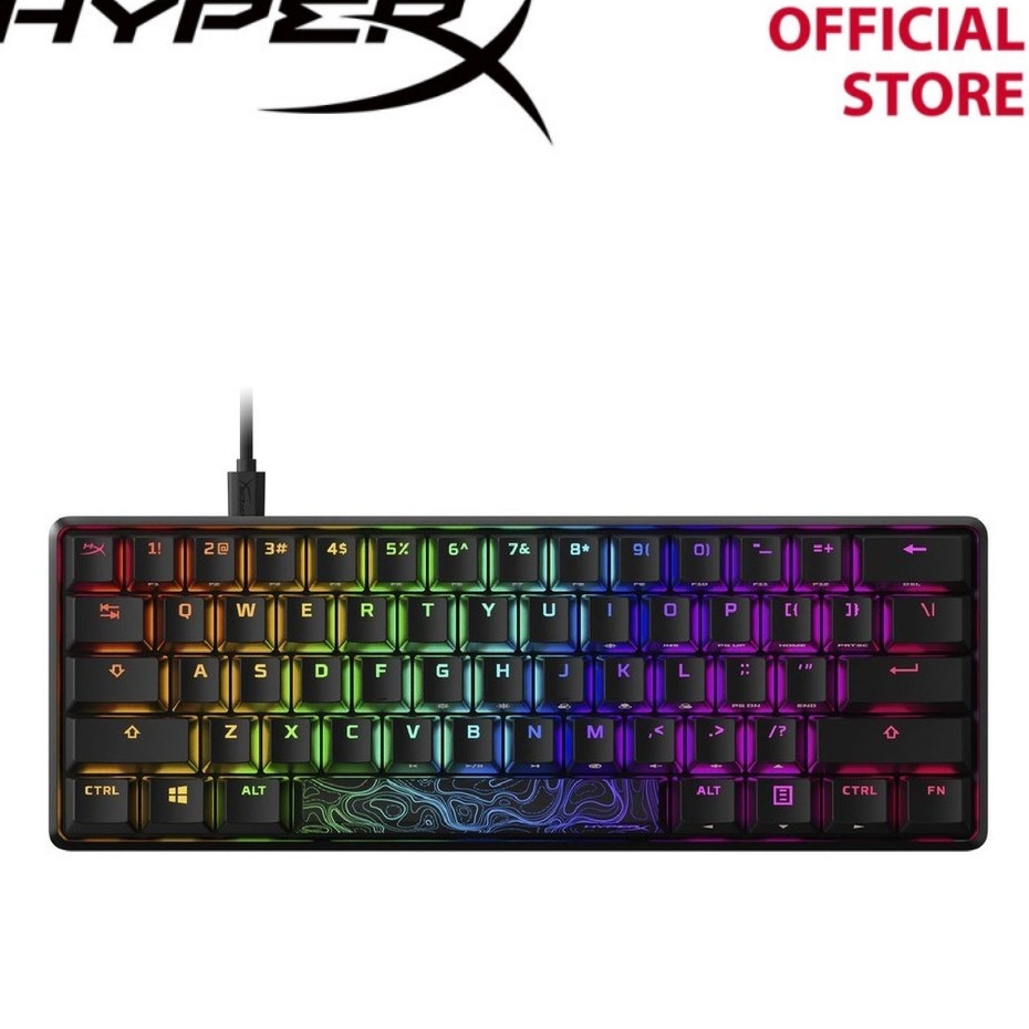 [US Layout] HyperX Alloy Origins 60 - Mechanical Gaming Keyboard - Aqua ...