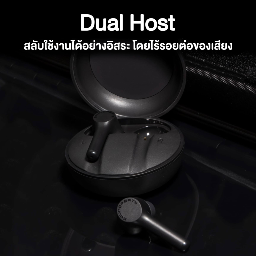 SoundPEATS MAC หูฟังบลูทูธ 5.0 เบสหนัก IPX7