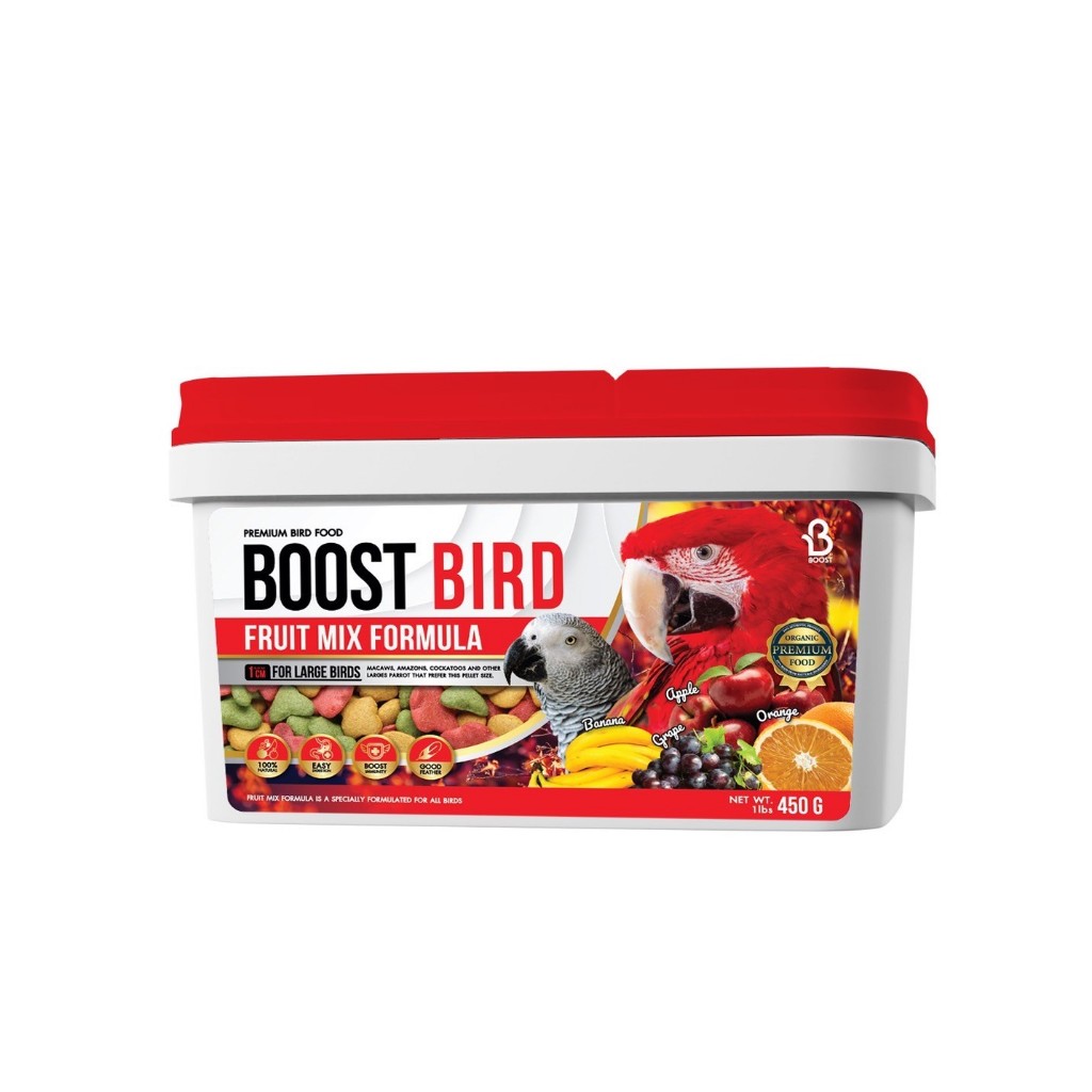 Boost Bird FRUIT MIX FORMULA อาหารนกสูตรผลไม้รวม สำหรับนกขนาดเล็ก และ ...