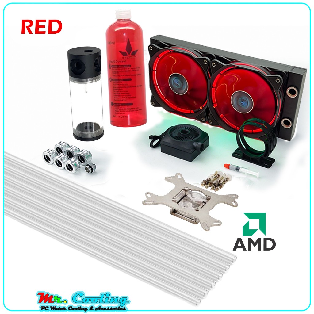 ALPHA GRADE240 CPU Water Cooling PETG Set ชุดน้ำCPUระบบเปิด ท่อPETG ...