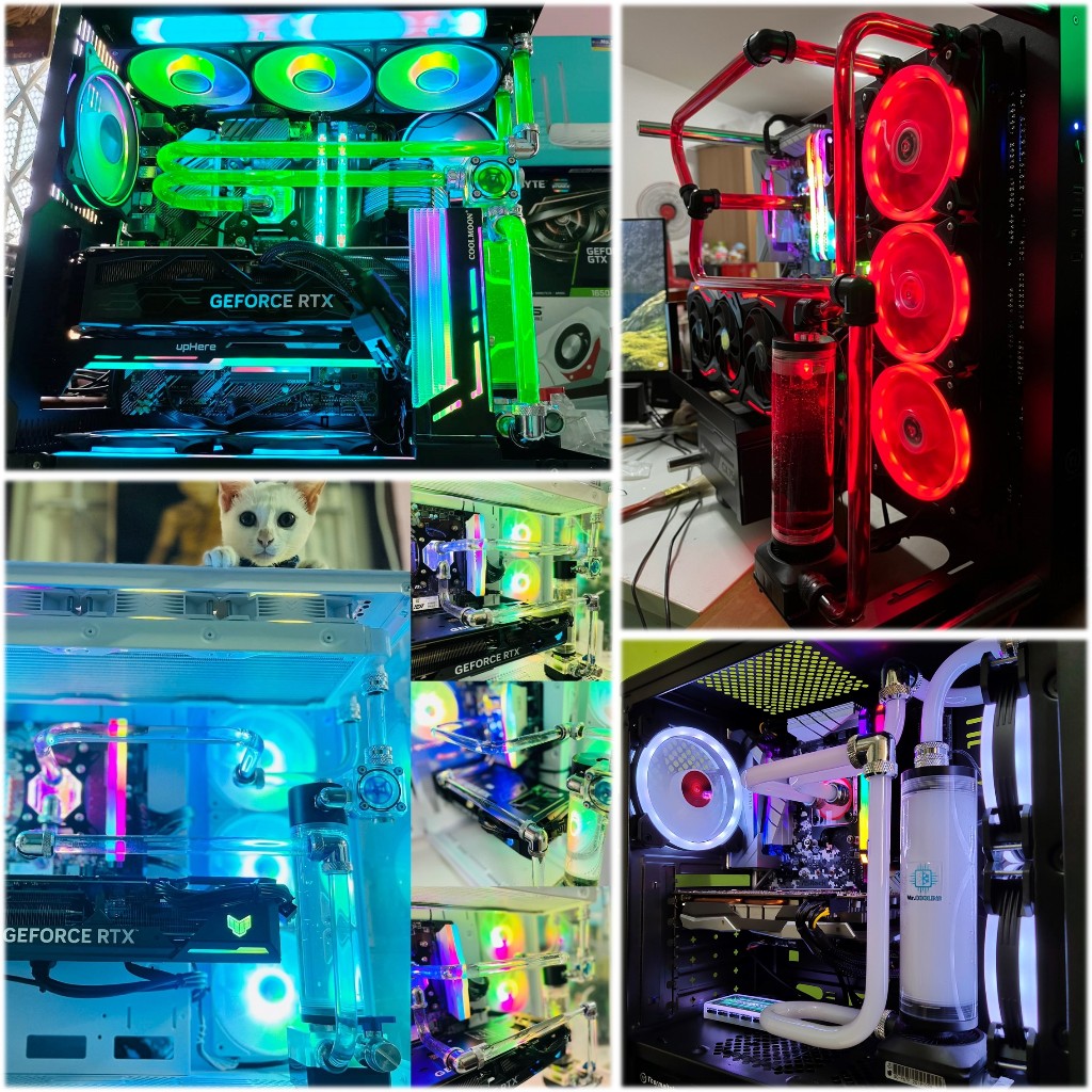 ALPHA GRADE240 CPU Water Cooling PETG Set ชุดน้ำCPUระบบเปิด ท่อPETG ...