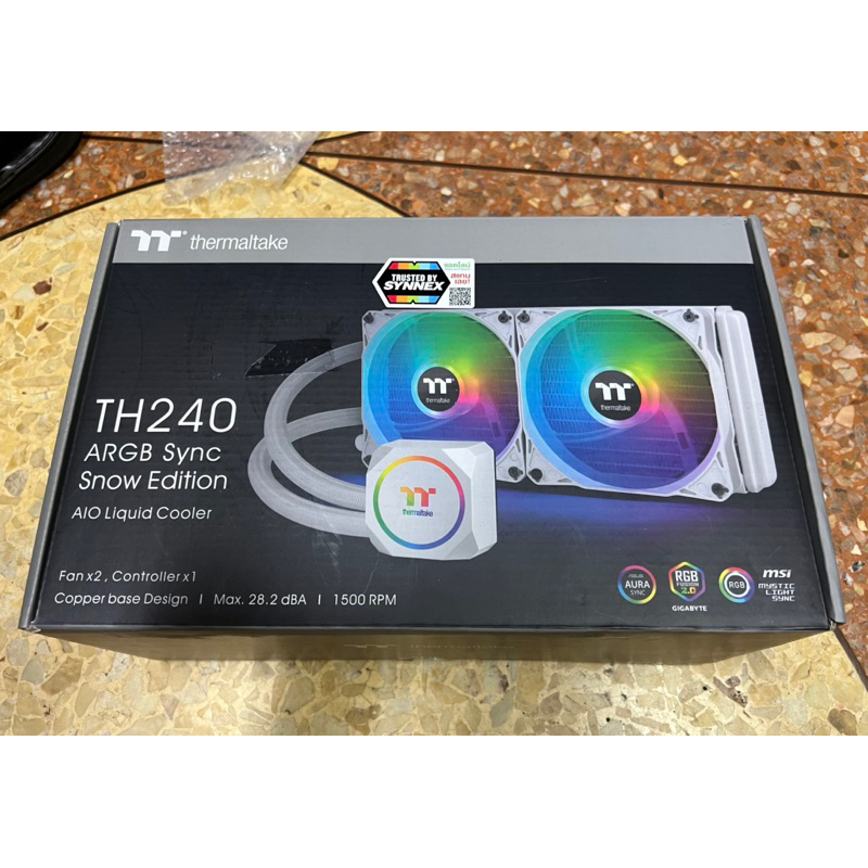 CPU LIQUID COOLER (ระบบระบายความร้อนด้วยน้ำ) THERMALTAKE TH240 ARGB ...